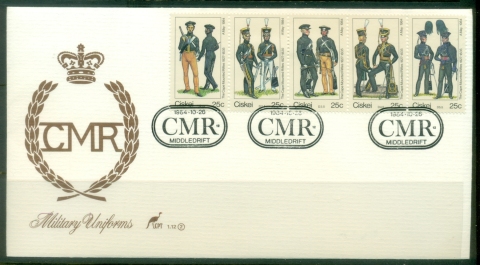 Ciskei-1984-Military-Uniforms-FDC