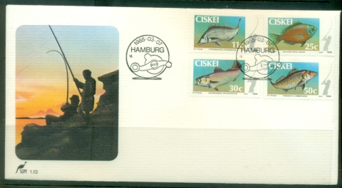Ciskei-1985-Fishing-Freshwater-Fish-FDC