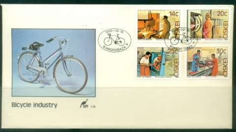 Ciskei-1986-Bicycle-Industry-FDC