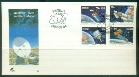 Ciskei-1992-Satellites-over-Southern-Africa-FDC