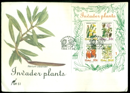 Ciskei-1993-Invader-Plants-MS-FDC