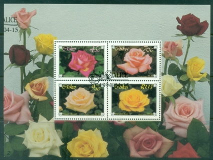 Ciskei-1994-Flowers-Roses-MS-FU