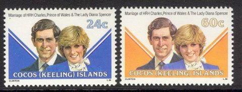 Cocos-Keeling-Is-1981 Royal Wedding Charles & Diana