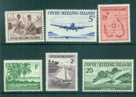 Cocos-Keeling-Is-1963-First-Definitives-MUH-lot72399