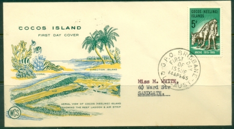 Cocos-Keeling-Is-1965-ANZAC-Wesley-FDC