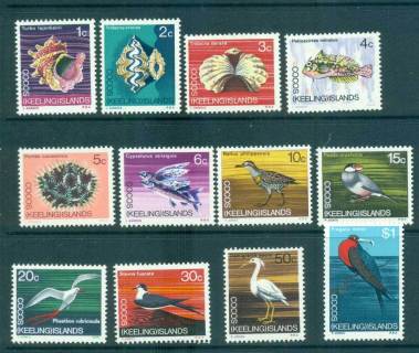 Cocos-Keeling-Is-1969-Marine-Life-Definitives-MUH-lot56893