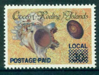 Cocos-Keeling-Is-1990-1c-Local-Postage-Paid-Opt-MUH-lot22346