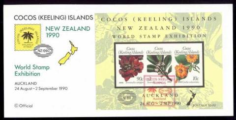 Cocos-Keeling-Is-1990-NZ-Stampshow-Official-Card-Lot13865