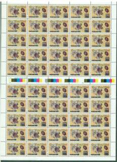 Cocos-Keeling-Is-1990-Provisional-Opt-1c-on-30c-Sheet-50-MUH-lot56904