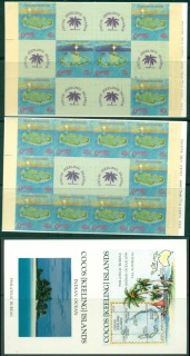 Cocos-Keeling-Is-1990-Xmas-PS-2x-booklets