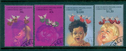 Cocos-Keeling-Is-1991-Xmas-CTO-lot56870