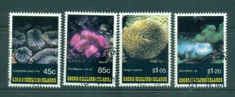 Cocos-Keeling-Is-1993-Corals-CTO-lot56874