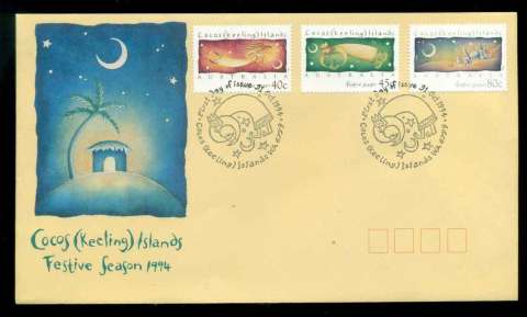 Cocos-Keeling-Is-1994-Xmas-FDC-lot48994