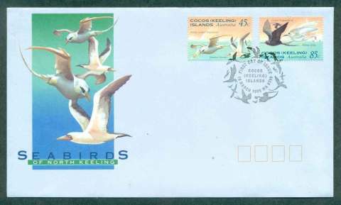 Cocos-Keeling-Is-1995-Sea-Birds-FDC-lot49000