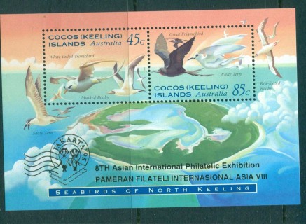 Cocos-Keeling-Is-1996-Seabirds-Opt-MS-MUH-lot72453