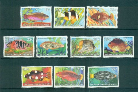 Cocos-Keeling-Is-1979-80-Fish-Definitives-MUH-lot72404