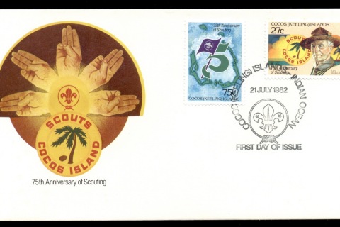Cocos-Keeling-Is-1982-Scouting-75th-Anniversary-FDC