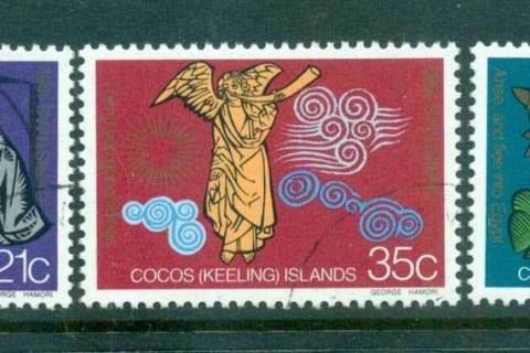 Cocos-Keeling-Is-1982-Xmas-CTO-lot56841