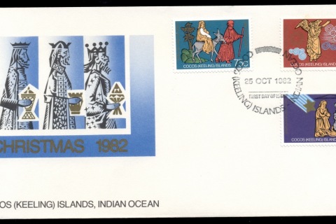 Cocos-Keeling-Is-1982-Xmas-FDC