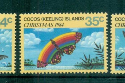 Cocos-Keeling-Is-1984-Xmas-MUH-lot72420