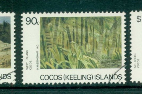 Cocos-Keeling-Is-1987-Island-Views-CTO-lot56855