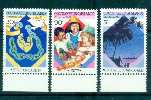 Cocos-Keeling-Is-1987-Xmas-MUH-lot56896