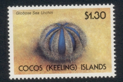 Cocos-Keeling-Is-1991-Marine-Life-1-30-Globose-Sea-Urchin-MUH
