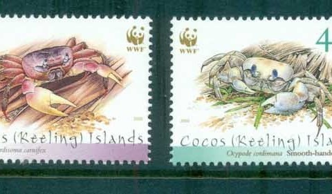 Cocos-Keeling-Is-2000-WWF-Crabs-prs-MUH-lot72461