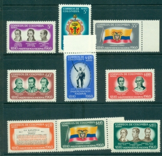 Colombia-1960-Independence-9-12-MLH-lot35421