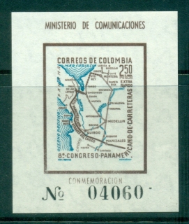 Colombia-1960-Pan-American-Highway-MUH-lot35424