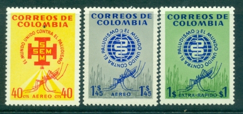 Colombia-1962-Anti-Malaria-MLH-lot35799