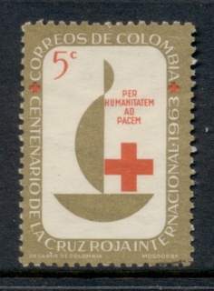 Colombia-1963-Red-Cross-Centenary-MNG