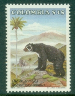 Colombia-1985-Fauna-Tremarctos-ornatus-MUH