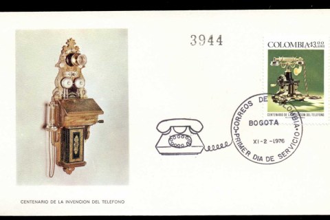 Colombia-1976-Telephone-Centenary