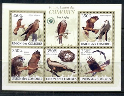 Comoro Is 2009 Birds, Eagles MS