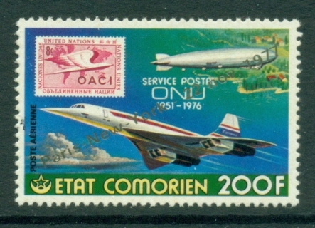 Comoro Is 1977 Concorde, Paris-New York