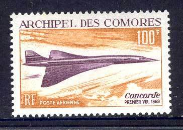 Comoro Is 1969 Concorde