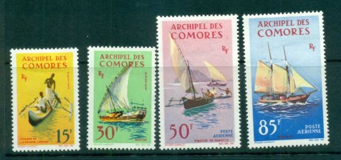 Comoro Is 1964 Canoes & Dhows