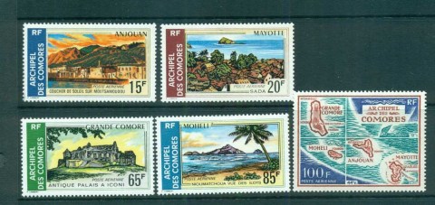 Comoro Is 1971 Views Airmail