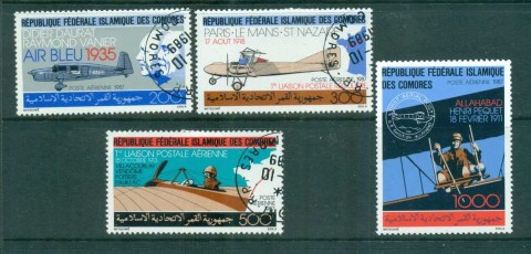 Comoro Is 1987 Airmail History Expo, Allahabad