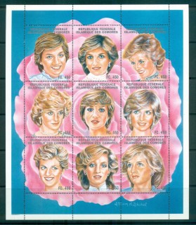 Comoro-Is-1999-Princess-Diana-In-Memoriam-450fr-MS-MUH-lot82006