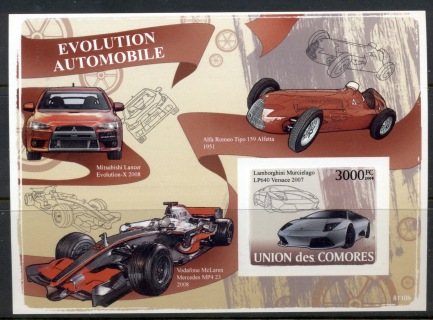 Comoro-Is-2008-Evolution-of-the-Automobile-MS-IMPERF-MUH_1