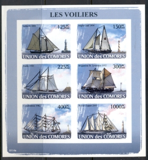 Comoro-Is-2008-Sailing-Ships-MS-IMPERF-MUH