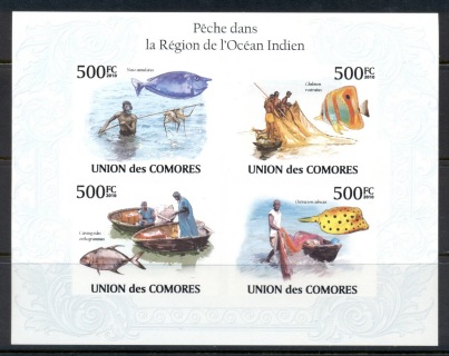 Comoro-Is-2010-Fish-Fishing-in-the-Indian-Ocean-Region-MS-IMPERF-MUH