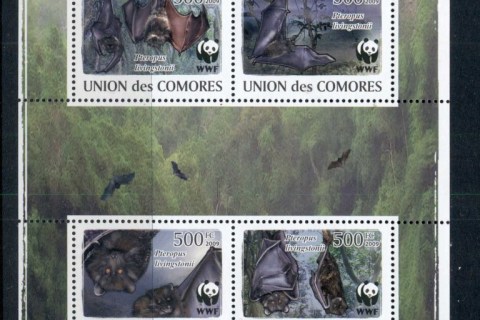 Comoro Is 2009 WWF Fruit Bat MS