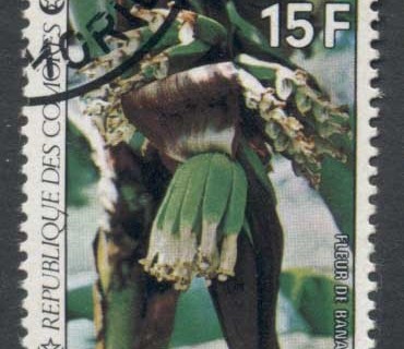 Comoro Is 1977 Postage Due 15f Bananas