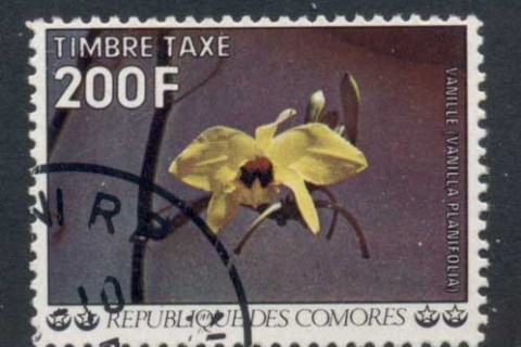 Comoro Is 1977 Postage Due 200f Vanilla