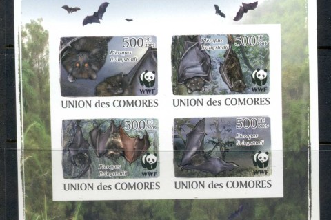 Comoro Is 2009 WWF Livingston's Fruit Bat MS