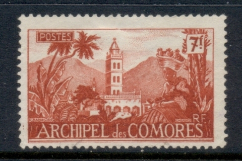 Comoro Is 1950 Pictorial 7f Comoro Is 1950 Pictorial 7f