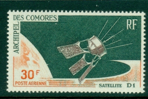 Comoro Is 1966 French Satellite D-1
